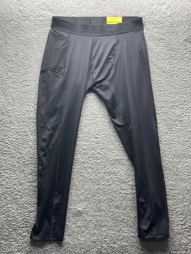 All in Motion Mens Fitted Tight, Black Gray Size (28/30) (36/38) (40/42) (44/46) - Picture 11 of 12
