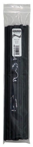 FiberFlex Plastic Welding Rod, Flat Ribbon, 30 ft., Black 