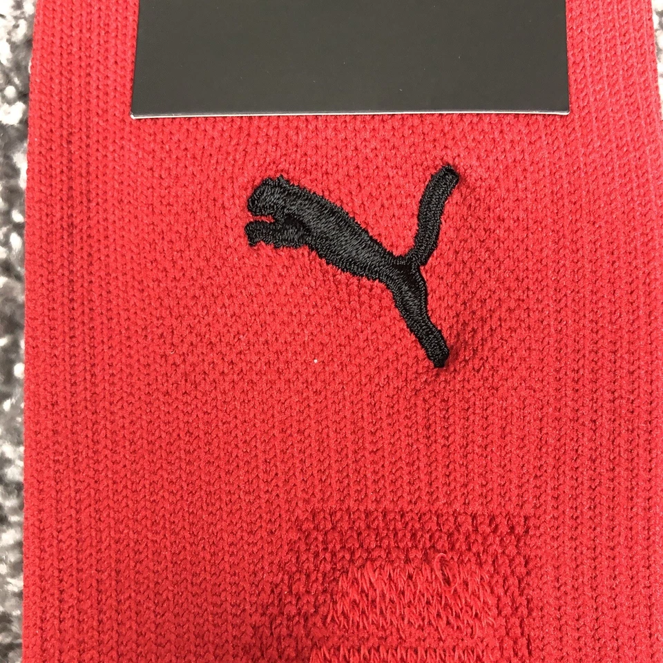 Puma Basketball Men 4 PAIRS Crew Socks Red Size Sock 10-13/Shoe 6-12 P116609-601 - Image 4 of 4