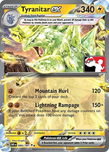 Tyranitar ex 066/197 Prize Pack Series Cards