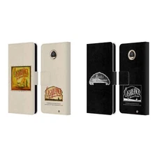 OFFICIAL CASABLANCA GRAPHICS LEATHER BOOK WALLET CASE COVER FOR MOTOROLA PHONES