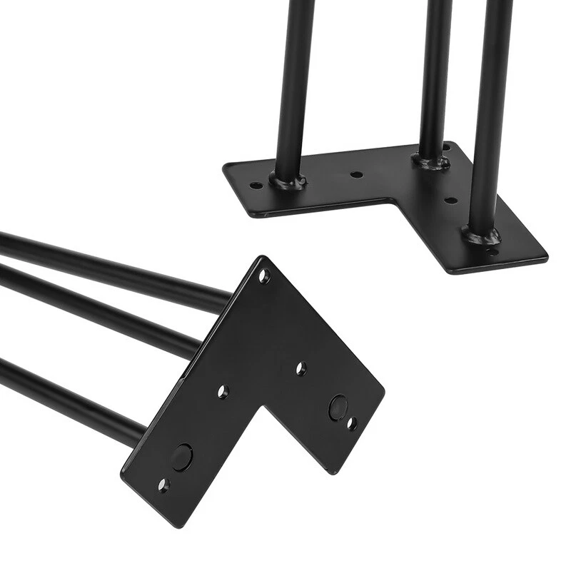 4x Hairpin Legs Tischkufen Tischbeine Hairpins Möbelfüße Esstisch Austauschbare - Bild 4 von 4