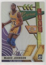 2019-20 Panini Donruss Optic Express Lane Holo Prizm Magic Johnson #20 HOF 06o8