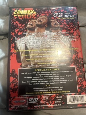 Cannibal Ferox (DVD) – Deluxe Uncensored Letterbox Edition Rare