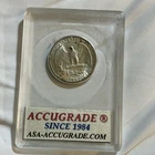 1949 Washington Quarter Silver 25C Accugrade Denver Certified #179508