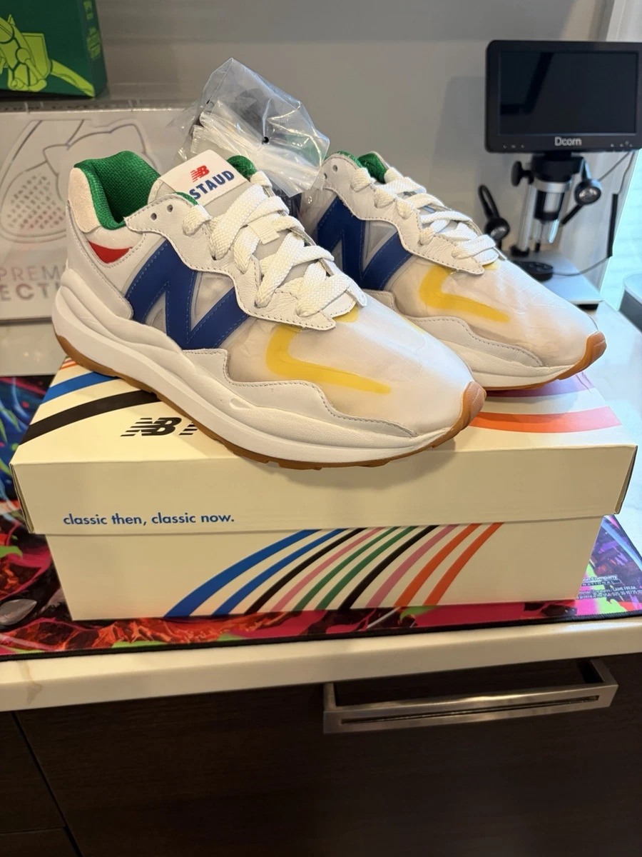 New Balance STAUD x 57/40 \'White Blue Quartz\' Like New Men’s 7.5 (Women 9) New Balance STAUD x 57/40  main image 4
