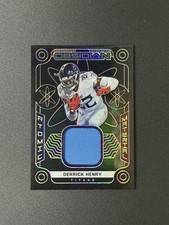 2022 Panini Obsidian Derrick Henry Atomic Material Patch #AM-DHE Orange Etch /75