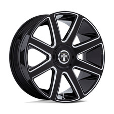Dub Pull Dc273 24x10 5x1155x120 Offset 15 Gloss Black Milled Quantity Of 4 Dub Pull Dc273 24x10 5x1155x120 Offset 15 Gloss Black Milled Quantity Of 4