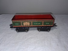Pre War O Gauge Marx Rock Island Green C.R.I. P. Gondola Car 552 Train