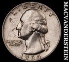 1964 Silver Washington Quarter-Scarce Better Date No Reserve #i2914