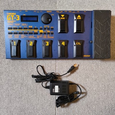 BOSS GT-3 Guitar Effects Processor Multiple Effects Pedal w/ AC Adapter From JP