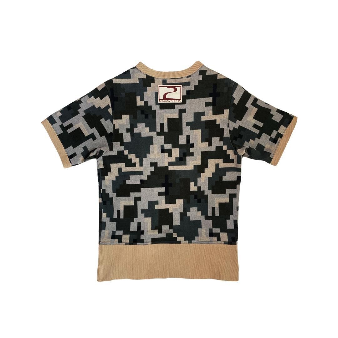 Beauty:Beast 90s Archive Digital Camo T-Shirt Size 2 Rare Japanese Beauty:Beast 90s Archive Digital Camo T-Shirt Size 2 Rare Japanese