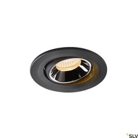 Einbauleuchten Led 1X8.6W 690LM IP20 2700K Chrom Schwarz Modern