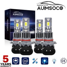 For 1994-1998 Chevy C10 C / K 1500 Tahoe Silverado 9005 9006 LED Headlight Bulbs