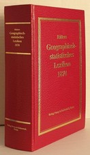 Leksykon geograficzno-statystyczny Ritters 1874 Reprint Katalog miejscowości Ritter's