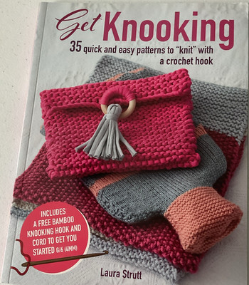 Get Knooking 35 Patterns Activity Book Paperback Includes Bamboo Hook & Cord
