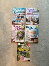 5) BETTER HOMES & GARDENS MAGAZINES~JAN 2004~AUG 2005~MAY JUN JUL 2006~GOOD COND