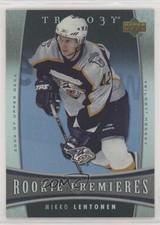 2006-07 Upper Deck Trilogy Rookie Premieres 992/999 Mikko Lehtonen #125 0n2