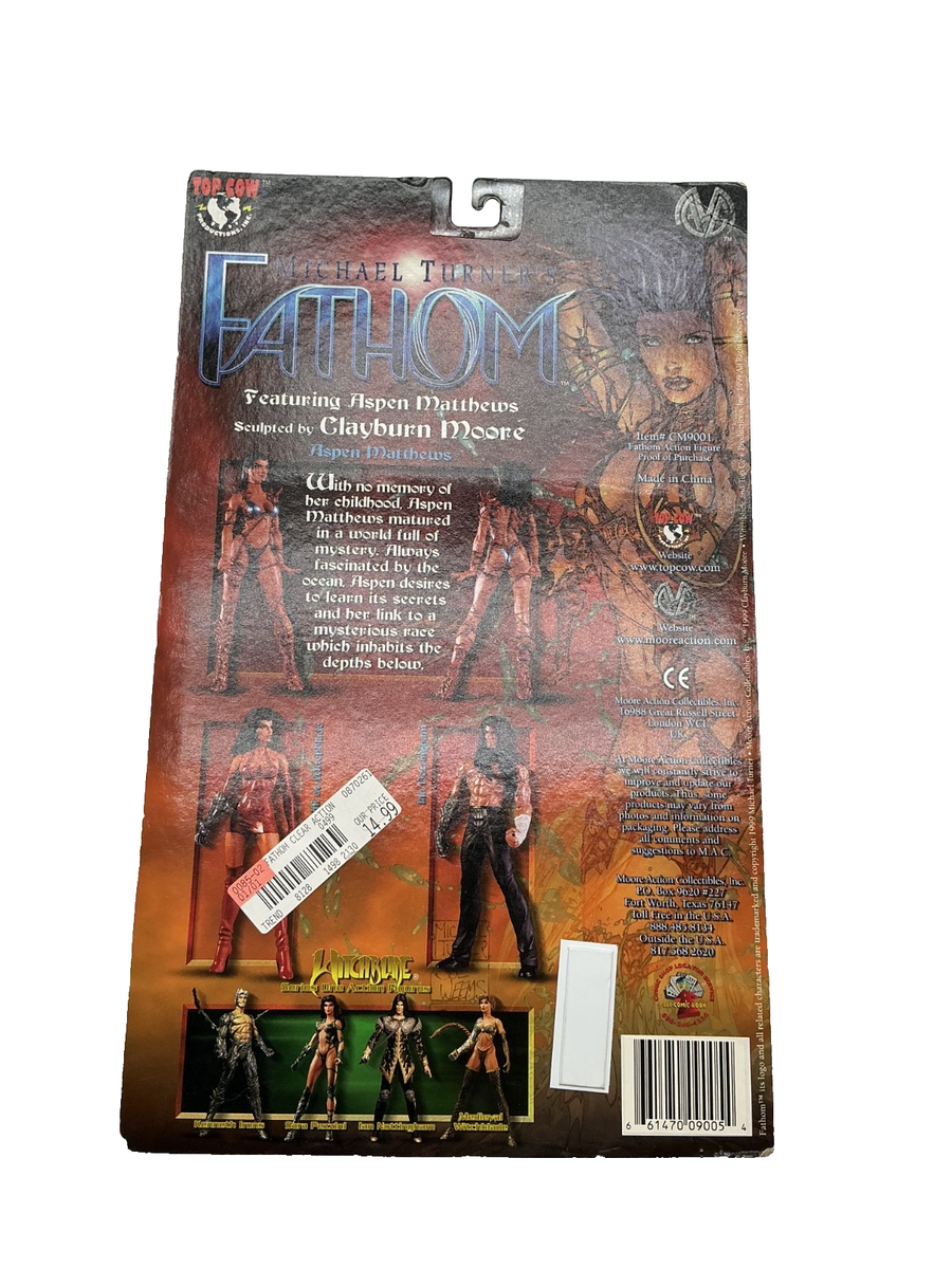 FATHOM ASPEN MATTHEWS 限定品 クリアスタチュー Top Cow Michael Turner's Fathom Translucent ASPEN Action Figure | eBay