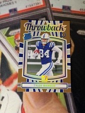 2025 Donruss #12 Tyler Warren Rated Rookies Throwback Studio Series #/100