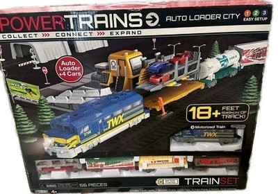 Power City Trains Auto Loader City Train Set Pacific Jakks RARE, NEW & SEALED!