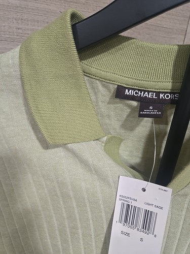 MENS MICHAEL KORS SAGE CASUAL SHIRT SIZE SMALL NWT SOFTTT - Picture 5 of 9