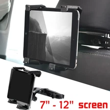 360° Universal Car Headrest Holder Back Seat Mount For iPad Tablet GPS 7-12''