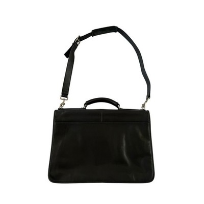 Vintage Coach Portfolio Thompson Briefcase at Tasha Black Leather