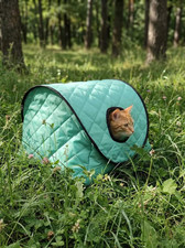 Outdoor cat Bed, cat cave Bed,a Dual-use indooroutdoor cave cat Bed, relieves...