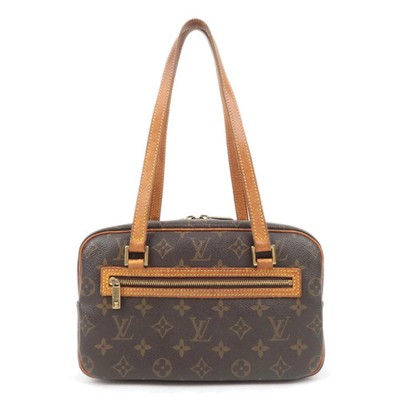 Louis Vuitton Monogram Cite MM Shoulder Bag Gold HDW M51182 Authentic
