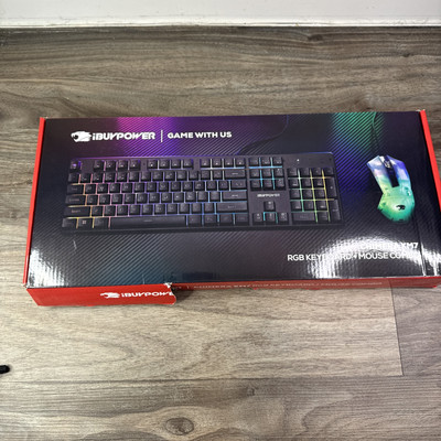 iBUYPOWER Chimera KM7 RGB Keyboard + Mouse Combo - Black