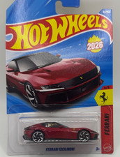 2026 Hot Wheels Case D Ferrari 12 cilindri red mainline