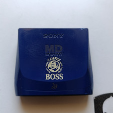 SONY MZ-E7W MD Walkman Player - Suntory BOSS Coffee Limited Used