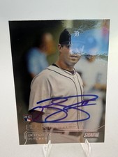 Buck Farmer Signed 2015 Topps Stadium Club Detroit Tigers Rookie Card-#113. rookie card picture