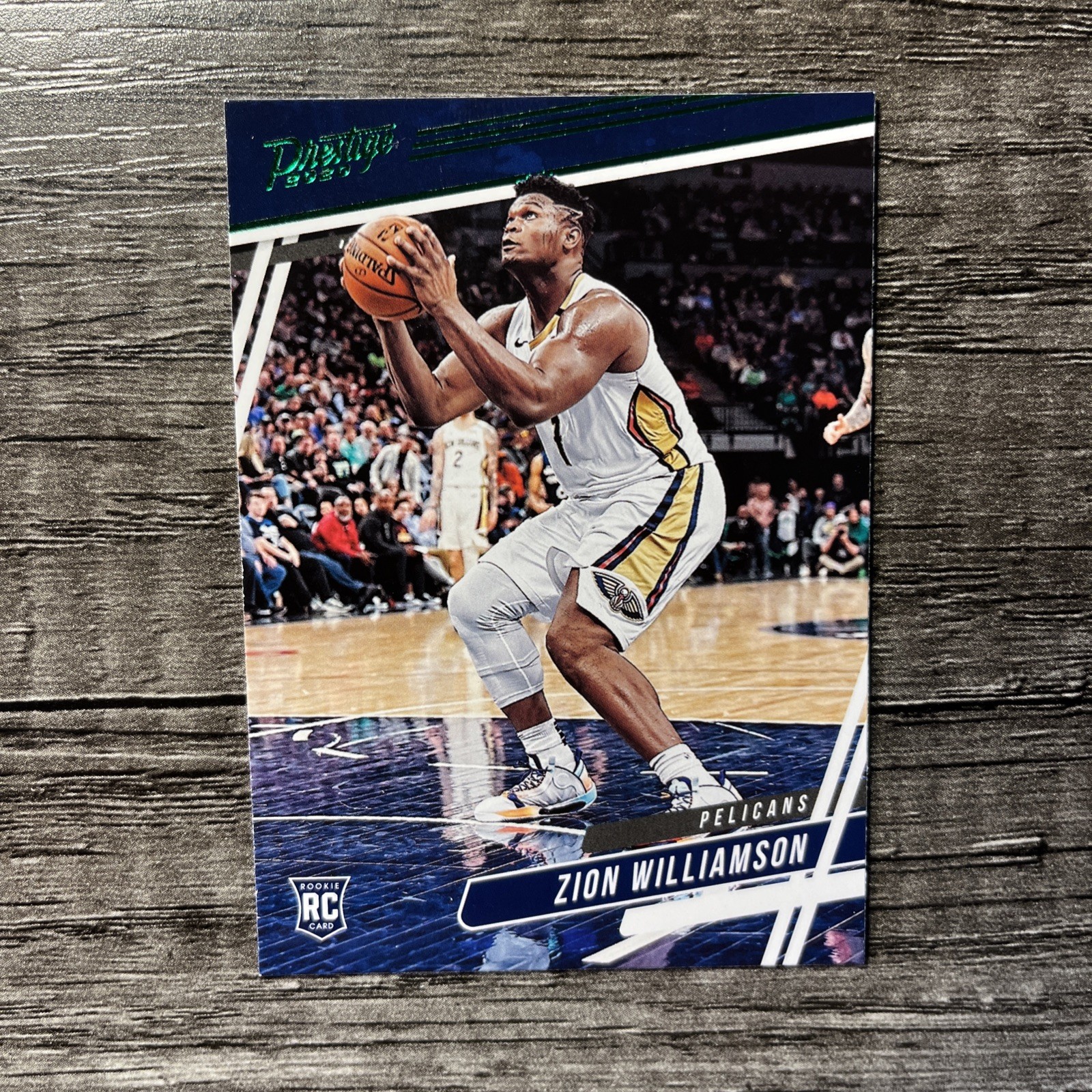 2019-20 Chronicles Zion Williamson GREEN ROOKIE #60 PRESTIGE Panini Pelicans SP