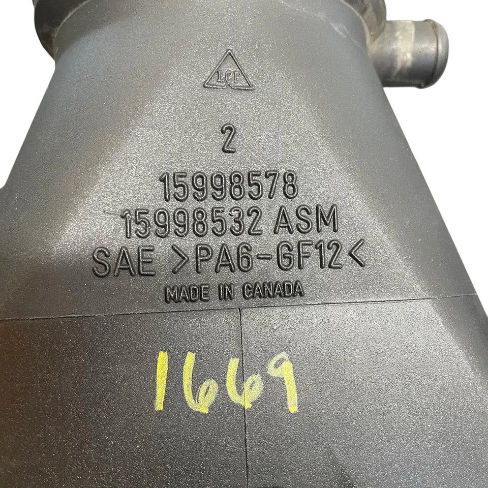 Chevrolet K1500 1997 5,0 L filtro de aire salida conducto admisión capó sombrero 15998578 Foto 3 de 4