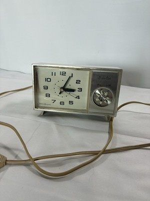Vintage General Electric Ever Set Analog Alarm Clock Tested Working