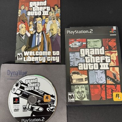 Grand Theft Auto 3 CIB With Map And Manual Ps2 Black Label