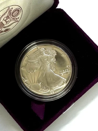 1991-S American Silver Eagle, Proof, NR