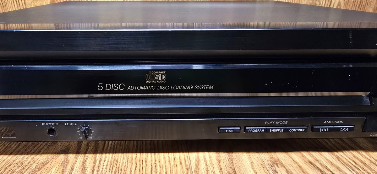 Vintage 1989 Sony 5 Disc Carousel Changer CDP-C500 Made In Japan