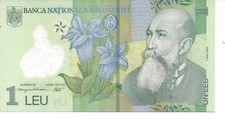 Geldschein Banknote Rum&auml;nien 1 Lei 2005 - UNC