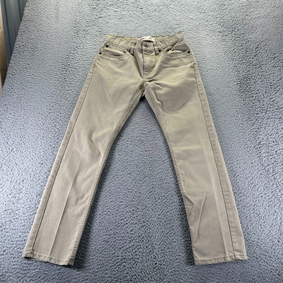 Levi's 511 Jeans Boys 16 Brown Cotton Denim Straight Slim Fit Workwear Utility
