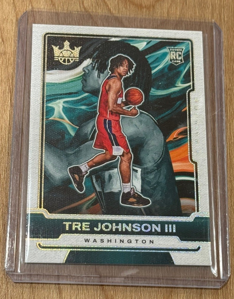 2025-26 Panini Court Kings Tre Johnson III Rookies LEVEL 0 SSP RC
