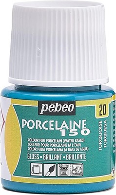 Pebeo Porcelaine 150 Ceramic Paint - Water-Based High-Gloss Col Toy