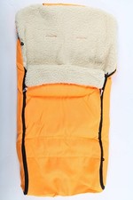 point-kids Baby-Fußsack Fußsack für Kinderwagen aus Lammfell gelb