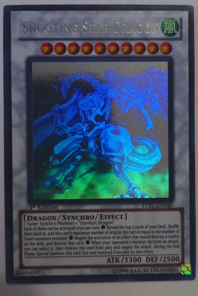 Shooting Star Dragon (Ghost Rare) STBL-EN040 Starstrike Blast 1st Edition - Image 2 of 4