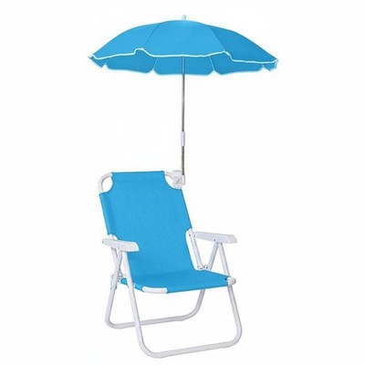 Strandkorbschirm faltbar tragbar Klemmschirm für Terrasse, Hof, Kinder