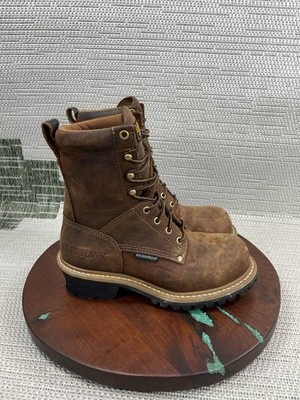 Carolina Boots Womens Size 8 M Elm Composite Toe Work Copper Leather Logger