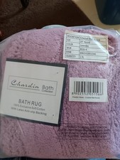 Chardin Bath Rug 24 " Round Lavender