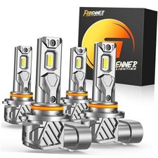 9005/HB3 9006/HB4 Light Bulbs Combo, 900 Ultra Brightness 6500K 9006 9005